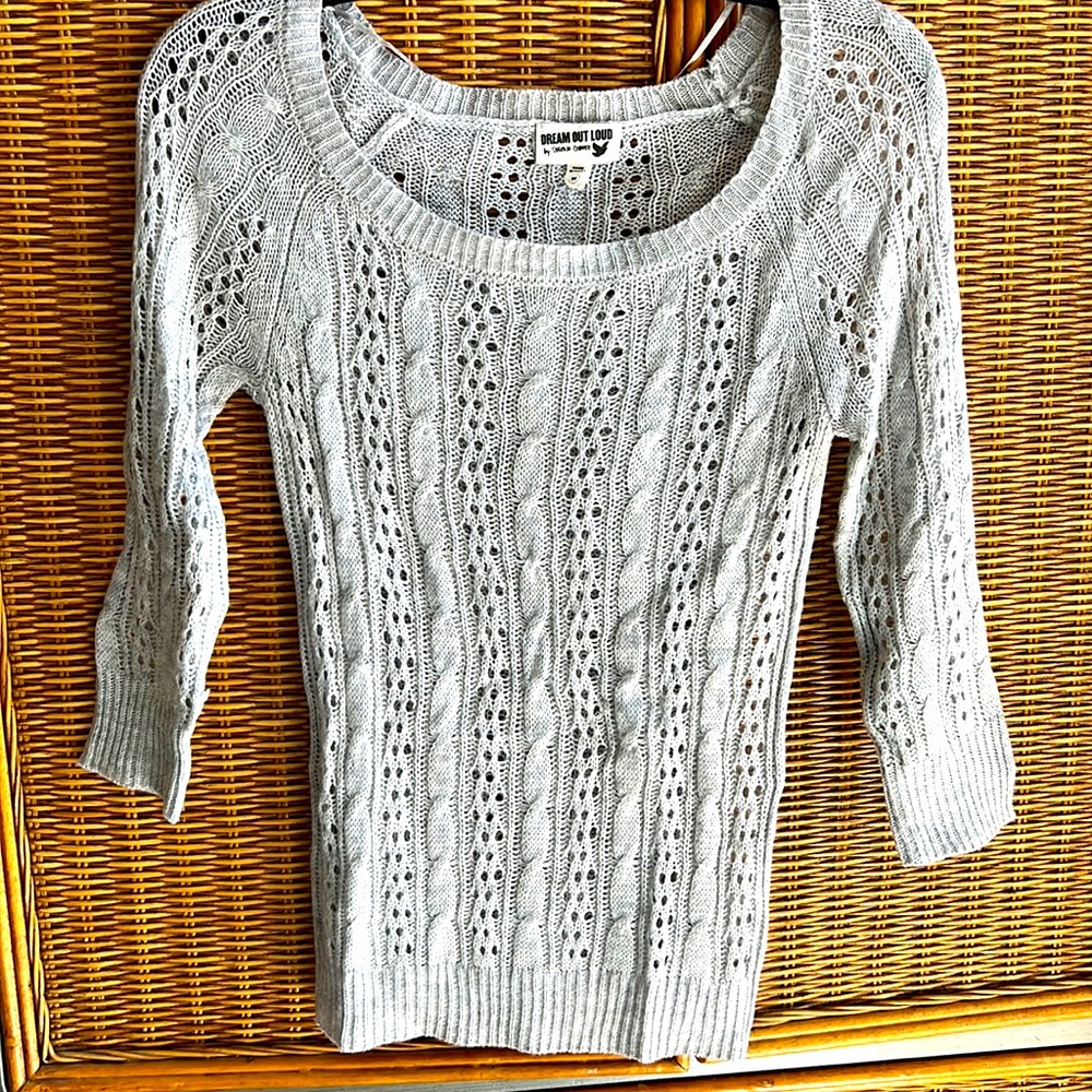 Grey/silver sweater